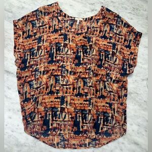 Joie Abstract Patterned Blouse (S)